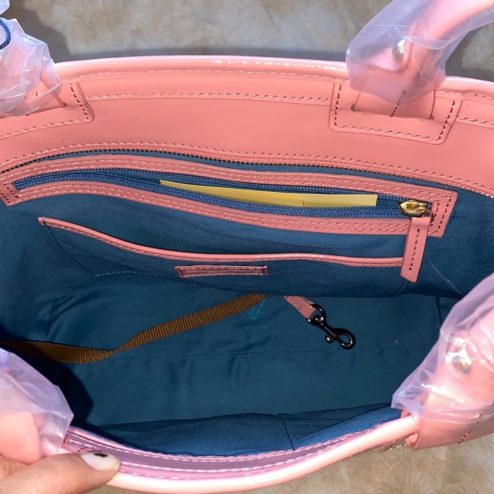 Dooney & Bourke Patent Leather Zip Tote - Picture 13 of 16